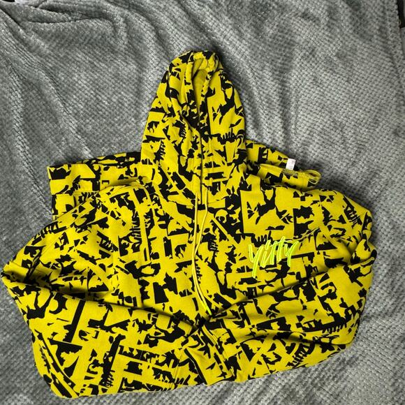 Fabletics Yitty Womens Oversized Hoodie Sweatshirt Dress Yellow 3X-Large Baggy - Picture 1 of 10